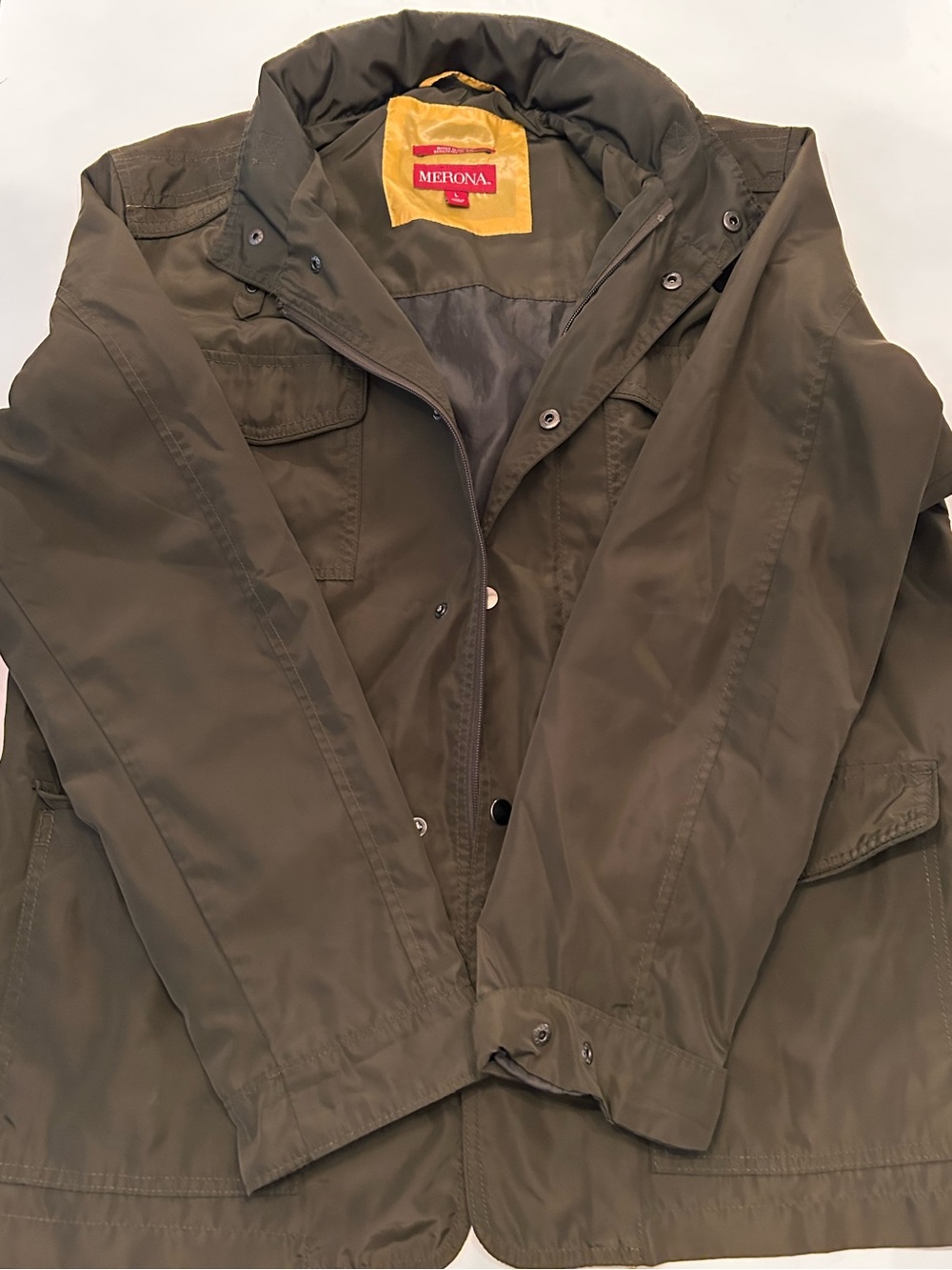 Merona Dark Olive Men's Military Field Jacket